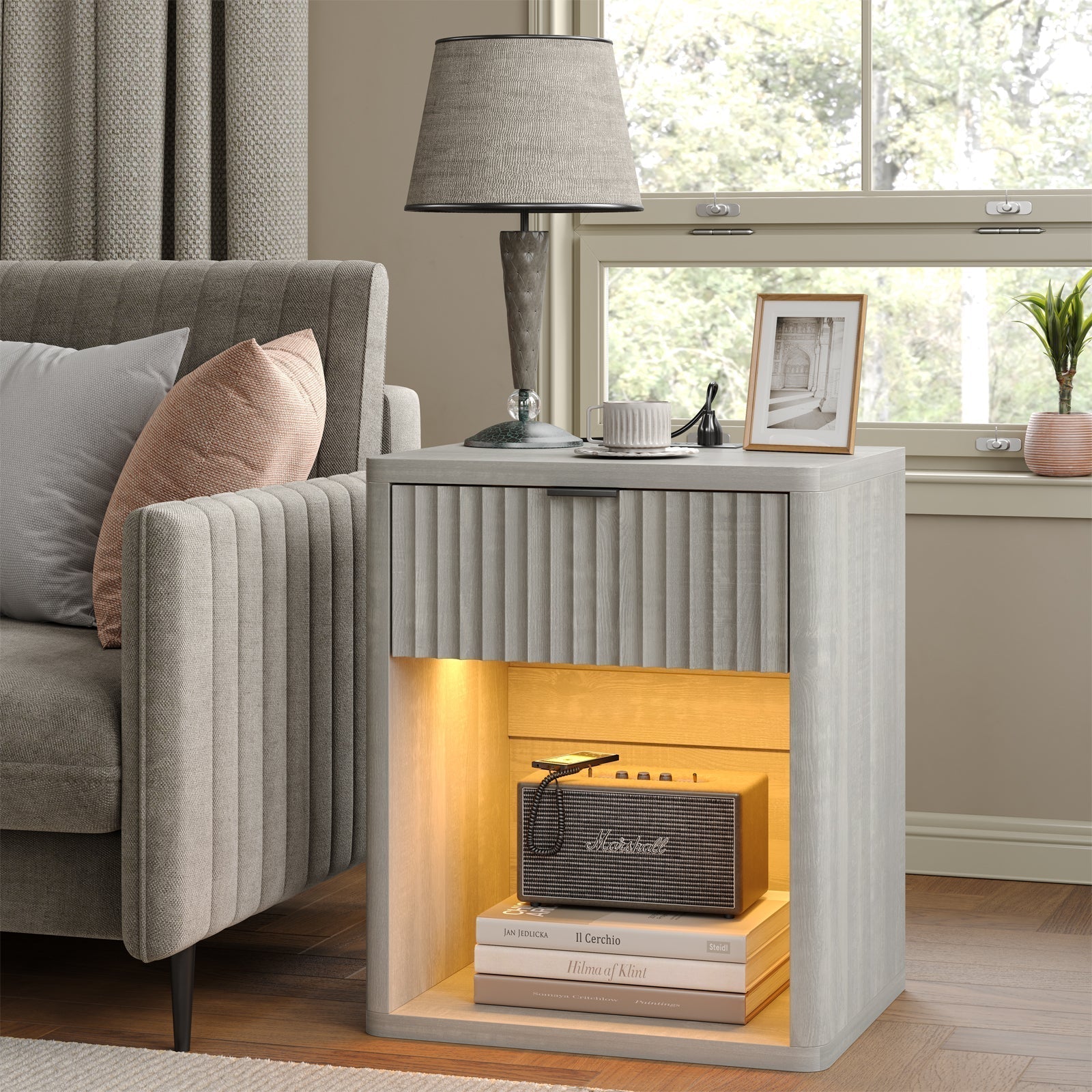 🛏️ Nightstand Styling Tips to Match Your Vanity Desk - Yanosaku Sotre