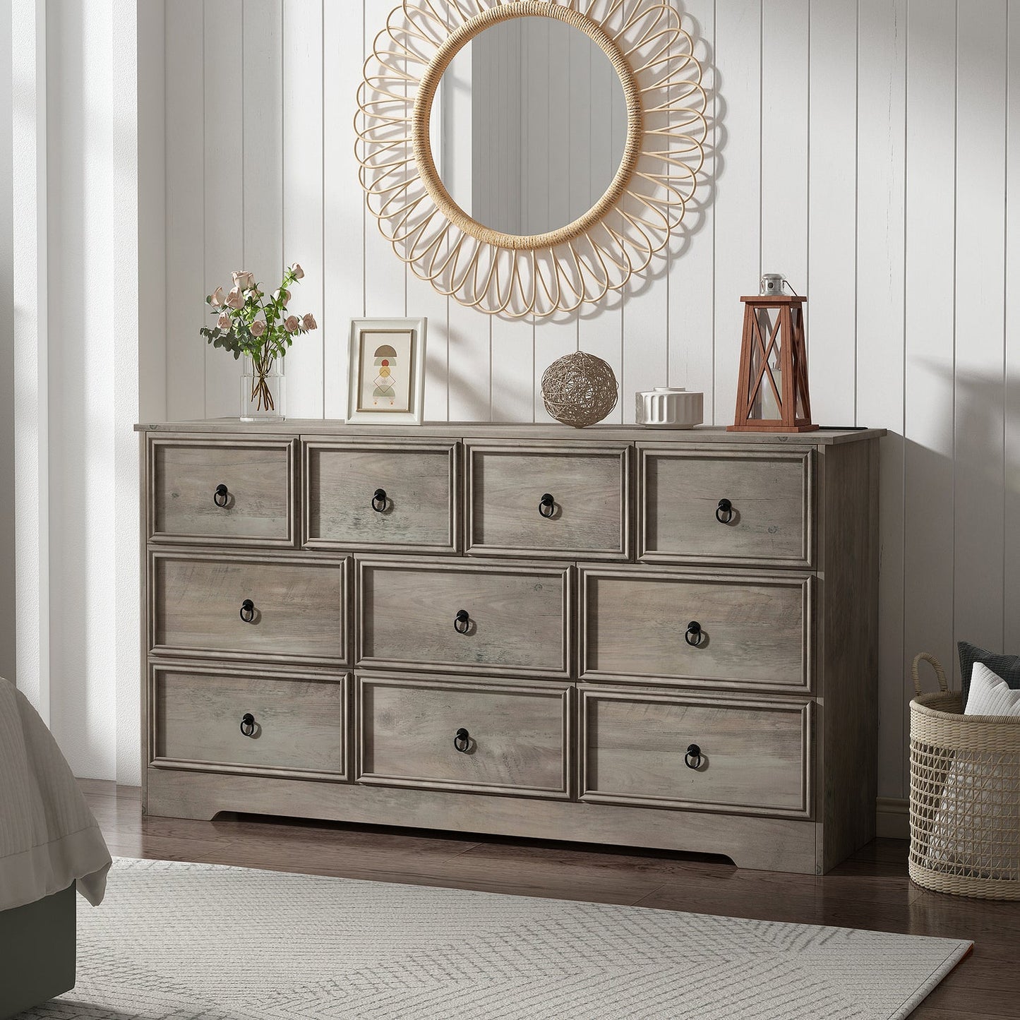 Yanosaku 10 Drawers Dresser for Bedroom - Yanosaku SotreFurnitureDS005 - GR
