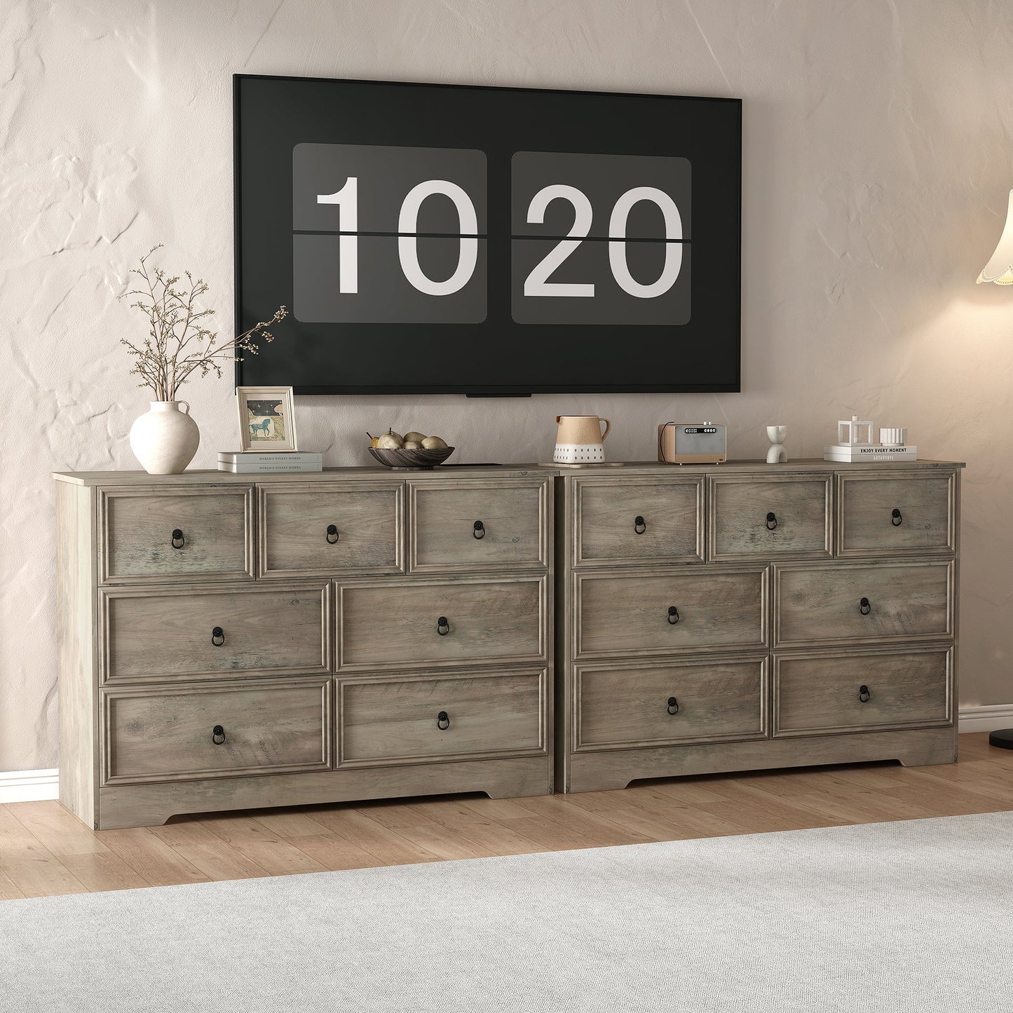 Yanosaku 7 Drawers Dresser for Bedroom - Yanosaku SotreFurnitureDS004 - GR