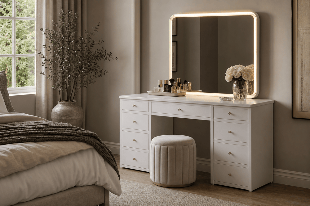 How Many Drawers Should a Makeup Vanity Have? - Vektaya