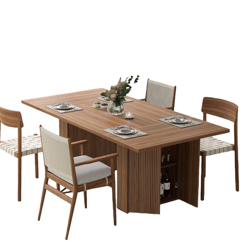 78.7" Dining Table - Vektaya - VektayaTableUS-DT002-BR