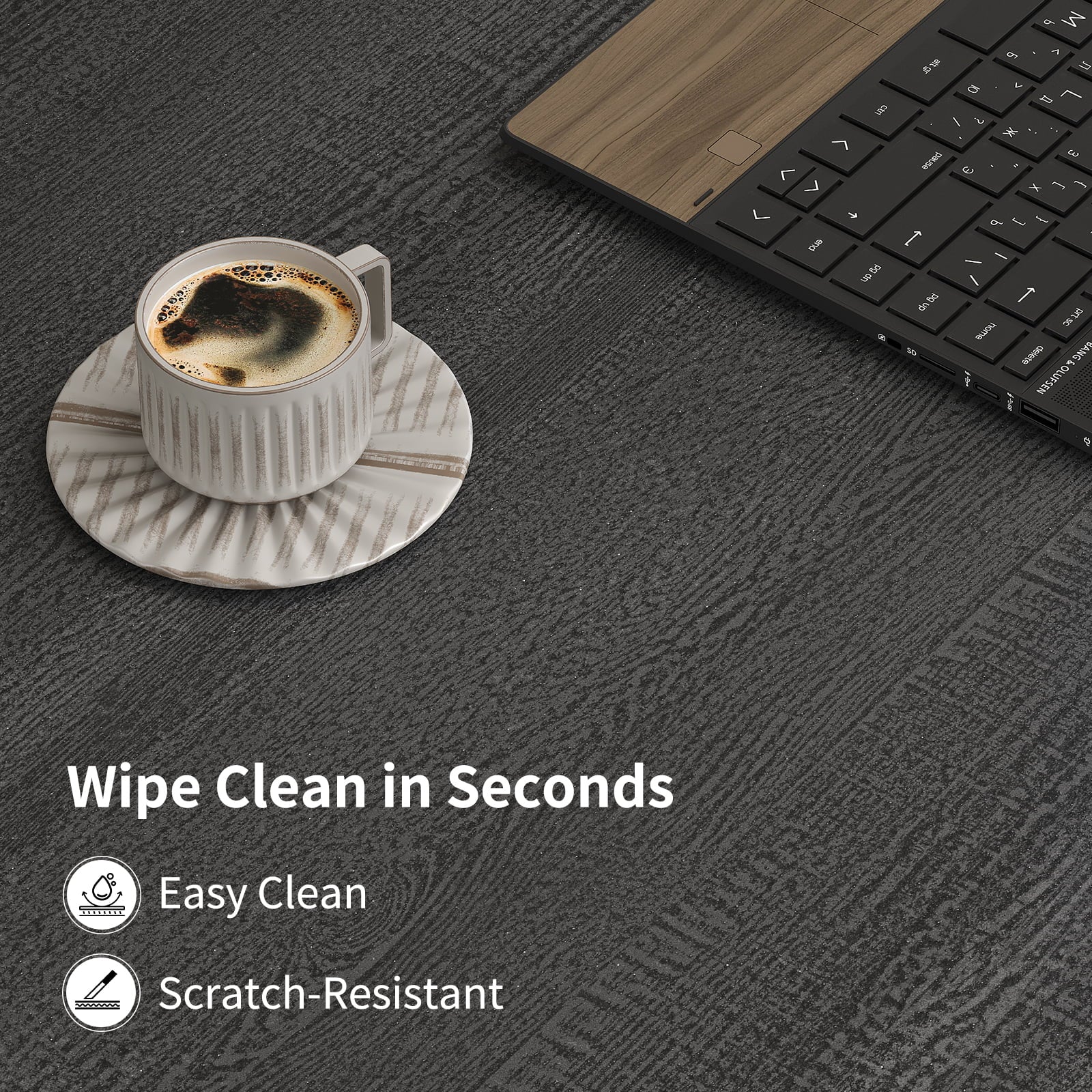 Yanosaku CT002 Lift Top Coffee Table with 4 Drawers & Hidden Compartment, Modern Farmhouse Black