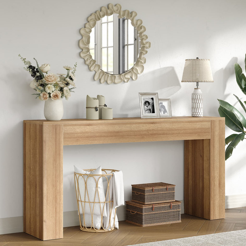 Yanosaku ST003 63" Farmhouse Console Table for Entryway & Living Room