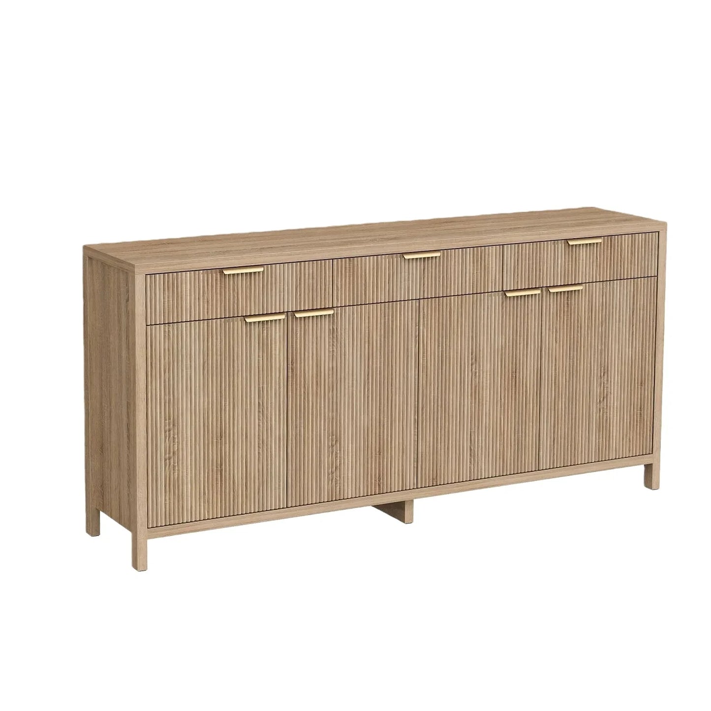 Vektaya US - SC005 66'' Storage Cabinet with Drawers & Doors - VektayaFurnitureUS-SC005-NR