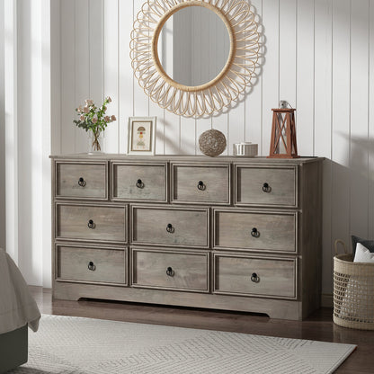 Yanosaku 10 Drawers Dresser for Bedroom - Yanosaku SotreFurnitureDS005 - GR