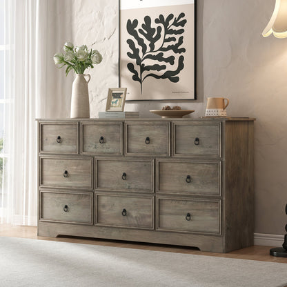 Yanosaku 10 Drawers Dresser for Bedroom - Yanosaku SotreFurnitureDS005 - GR