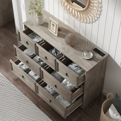 Yanosaku 7 Drawers Dresser for Bedroom - Yanosaku SotreFurnitureDS004 - GR