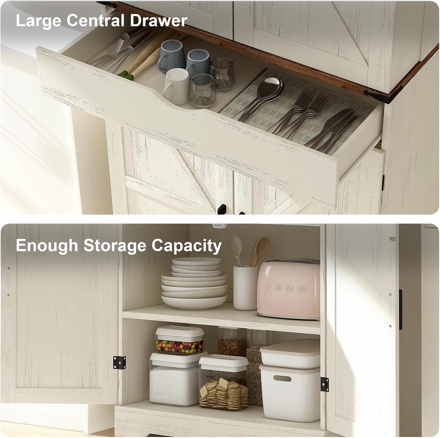 Yanosaku 72'' Tall Kitchen Storage Pantry Cabinet - Yanosaku SotreFurnitureSC001