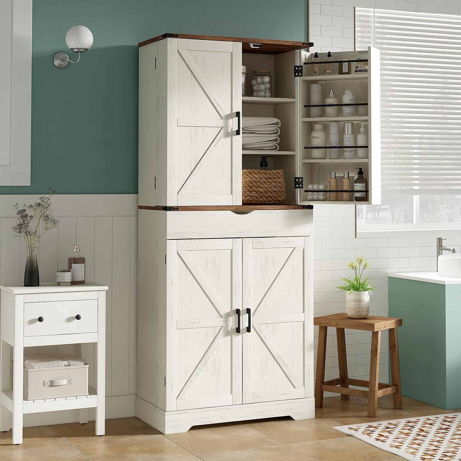 Yanosaku 72'' Tall Kitchen Storage Pantry Cabinet - Yanosaku SotreFurnitureSC001