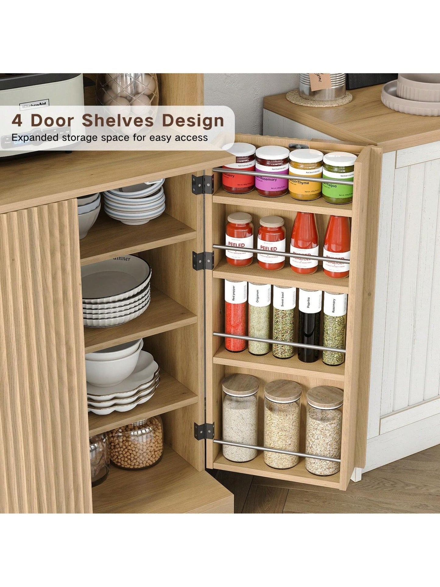 Yanosaku SC003 71'' Tall Kitchen Pantry, Storage Cabinet - Yanosaku SotreFurnitureSC003