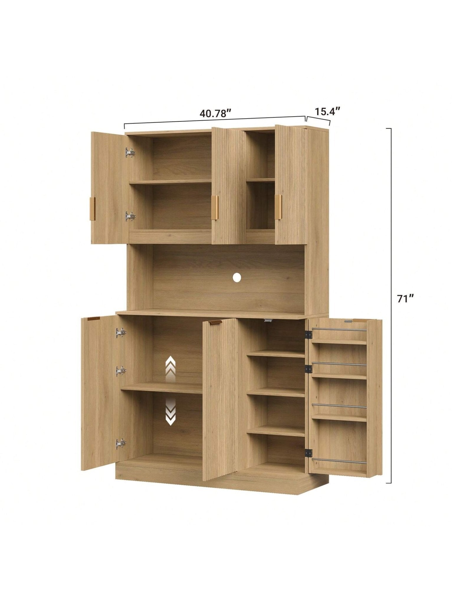 Yanosaku SC003 71'' Tall Kitchen Pantry, Storage Cabinet - Yanosaku SotreFurnitureSC003