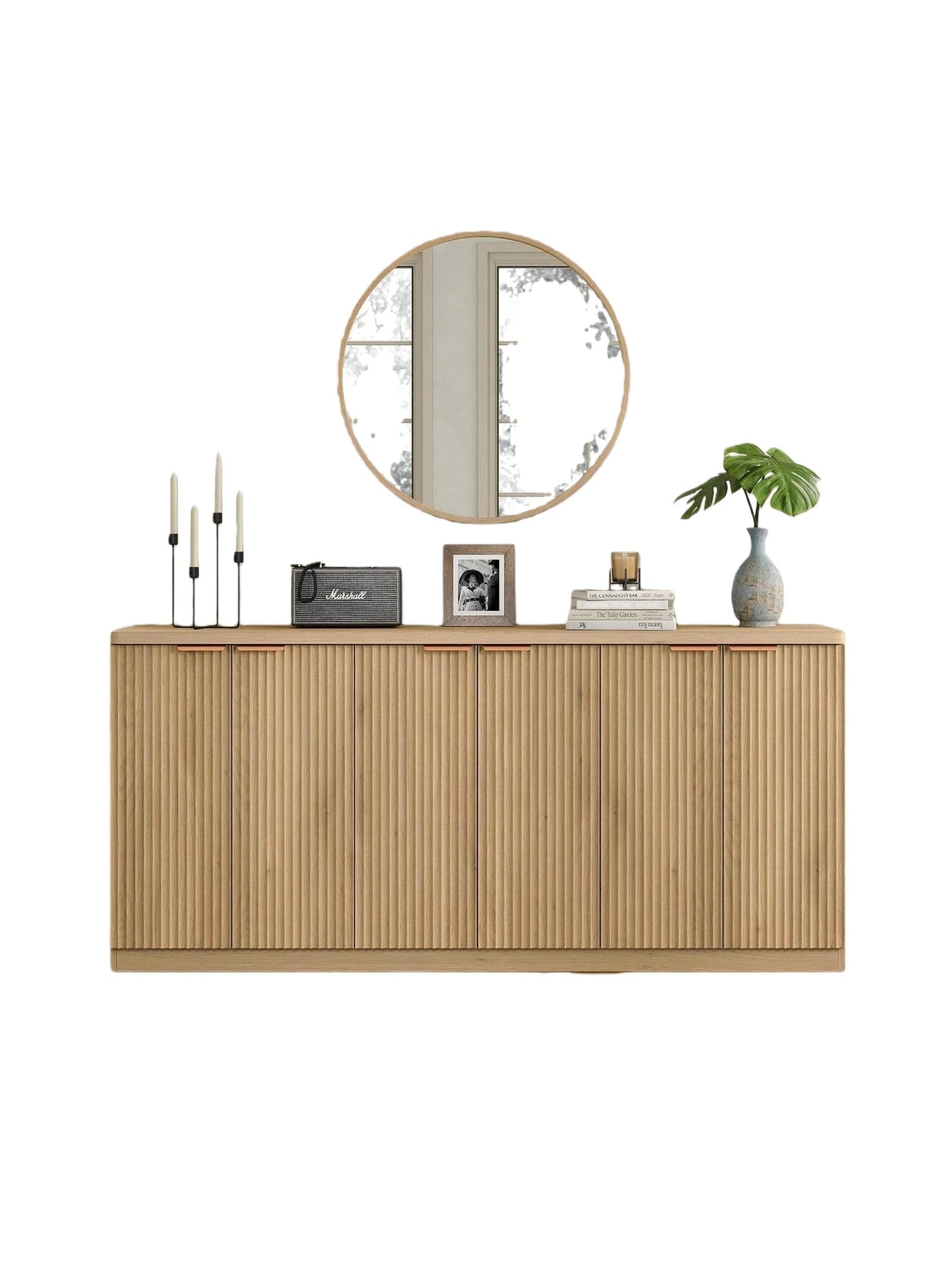 Vektaya US-SC004 Buffet Cabinet, Storage Sideboard
