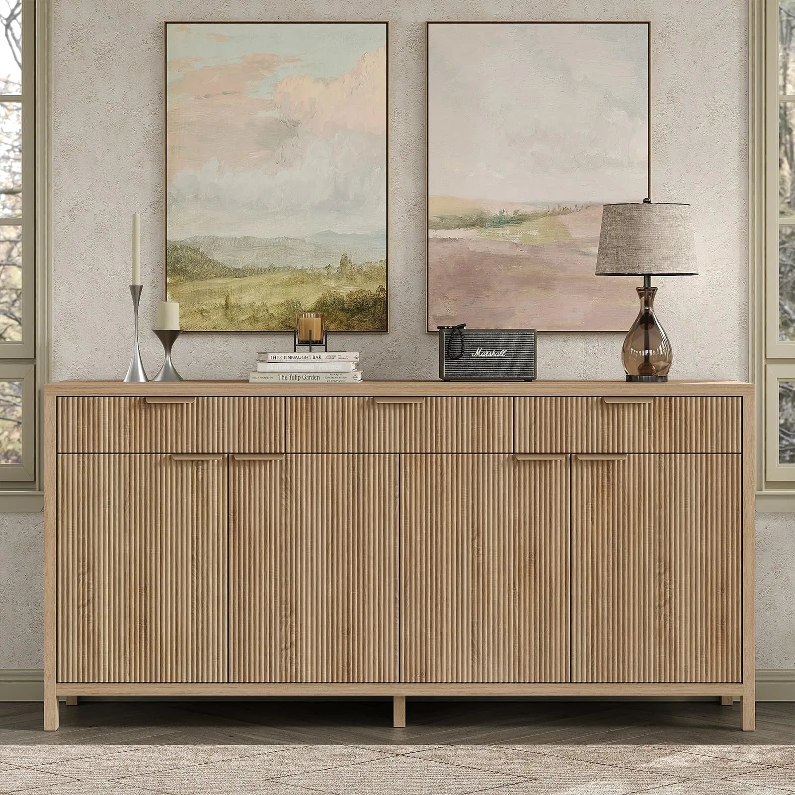 Yanosaku SC005 66'' Storage Cabinet with Drawers & Doors - Yanosaku SotreFurnitureSC005 - NR