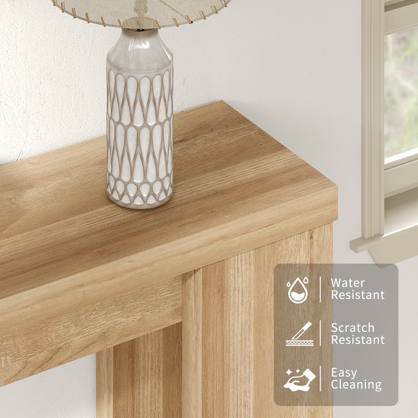 Yanosaku ST001 70.9" Long Console Table for Entryway, Farmhouse Sofa Table for Living Room & Hallway - Yanosaku SotreFurniture